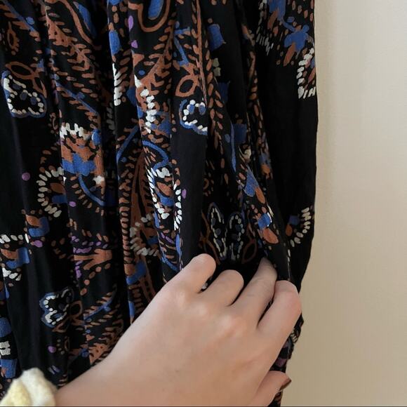 Free People Boho Paisley Print Swing Dress - Picture 6 of 6